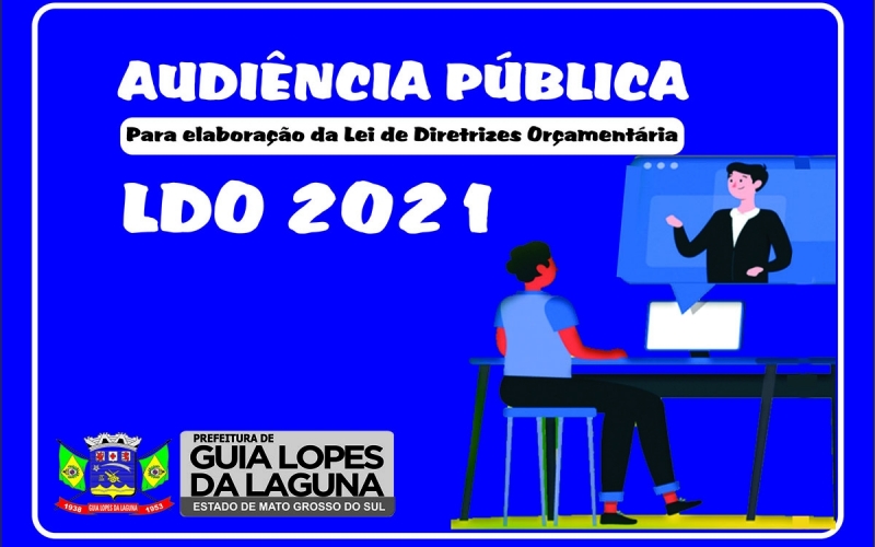 Prefeitura de Guia Lopes realiza audiência pública virtual