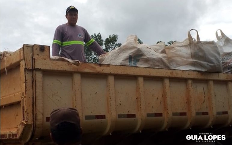 Coleta seletiva é sucesso em Guia Lopes da Laguna