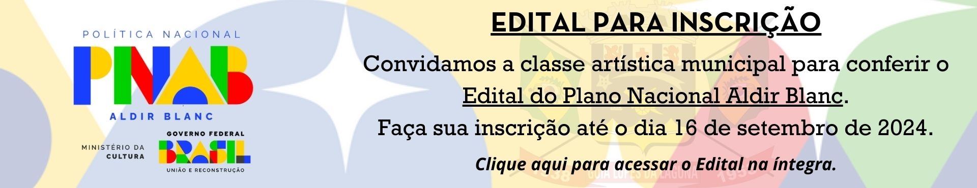 Edital - PNAB